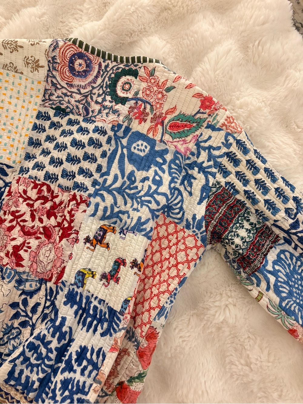 Handmade Quilted Jacket - Picture 3 of 5